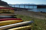 Kayaks in Bartlett Cove