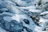 Patterns of Snow on Ice