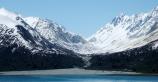 Glacially carved valley