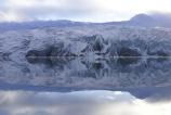 Glacier morning reflection