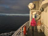 On the outer decks