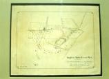 Early map produced for the Guilford Battle-Ground Company, July 4th 1892