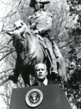 President Gerald Ford visits in March 1976