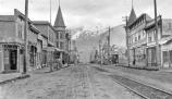 Historic photograph of Skagway, Alaska taken in 1916. Photo is part of KLGO collection.