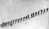 Stampeders on Golden Stairs, Chilkoot Trail