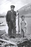 Child and Man Fishing, Port Alsworth, Date Unknown
