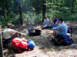 Campers in the backcountry at Mammoth Cave National Park