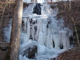 Fall Hollow Waterfall in Winter