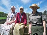 Little reenactors & Ranger Melinda M Zupon