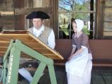 Learning the hammer dulcimer.