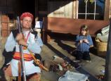 Reenactor portraying Cherokee Indian