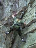 Climbing in a corner