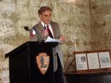 Jean-Marc Masseaut from the Shackles of Memory Association in Nantes, France, spoke about the transatlantic slave trade.