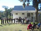 UNF Brass Ensemble's outdoor performance.