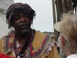 Ralph Smith portraying a Black Seminole