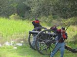 3rd Rhode Island Artillery preparing to fire