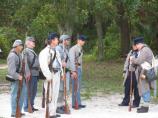 26th Georgia Confederate Infantry reenactors