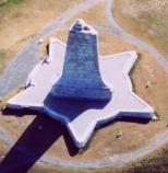 Aerial view of the monument