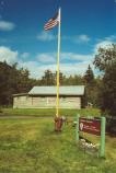 Photo of the Chitina Ranger Station. Open for business