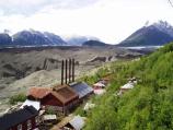 Image of Kennecott Power Plant and Root Glacier
