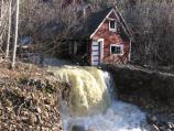 Assay building damaged by flooding National Creek