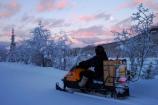 Snowmachining near McCarthy