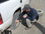 Flat Tire on the McCarthy Road