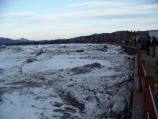 Residents view Yukon River