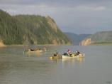 Paddling on the Yukon River