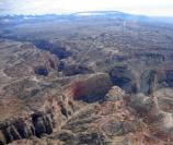 Aerial view of Devil Canyon overlook