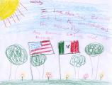I love Chamizal because it has the United States and the Mexican flags. And bcause it has a lot of trees.
