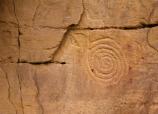 Spiral petroglyph