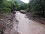 Flood waters in Montezuma Wash