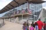 Quarry Exhibit Hall grand opening -Welcoming visitors