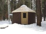 North Rim yurt interior
