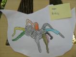 Drawing of tarantula to celebrate Founders Day 2012 at Montezuma Well unit of Montezuma Castle National Monument.