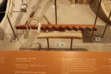 Bear growlers were instruments used to make a rasping sound during the Bear Dance in the spring. One end of the notched piece was placed against something hollow as the stick was run back forth over the notches.
