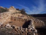 In this early morning shot you can see one of the southern rooms of this 110-room pueblo ruin. The reconstructed tower room is in the distance.