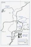 Map of Ski trails in the Canyon area