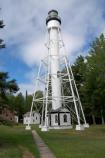 Michigan Island is home to two of the light towers in the Apostle Islands. This tower replaced the smaller one in 1929. Originally located near Philadelphia on the Delaware River, it was moved to Michigan Island and now stands as the tallest lighthouse tower in Wisconsin.