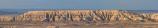 A panorama taken from Badlands Loop Road. Many images were stitched together in Photoshop to give this wide view. Taken in April 2008. By Gabby Salazar