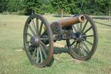 This 1861 replication sits just under the flagpole. This cannon is fired when the Fort Smith National Historic Site puts on an Interpretive Mexican-American War reinactment.