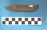 Clasp knife blade, probably French, 1730-1750.