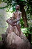 Carver Trail: Depiction of George Washington Carver as a young boy, entitled, 