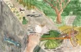 This piece of artwork is the grand prize winner in the Mighty Mississippi category.