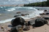 Twelvemile Beach at Au Sable Point with Grand Sable Dunes in the distance