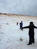 Running back down the dune