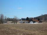 Dechow farm buildings taken from the west at M-22.