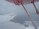 Ice forming in early winter on the lakes of Voyageurs National Park.