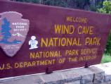 Flat Stanley arrives at Wind Cave National Park and has his picture taken at the park entrance sign. Many visitors to the park do this.